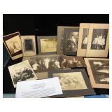 Lg group of Antique Photos from One family, ca