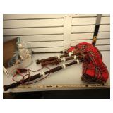 Set of Bagpipes with accessories,