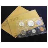 2- 1960  90% Silver US MINT PROOF  SETS