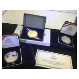 2- Silver 2004 Thomas Alva Edison Commemorative