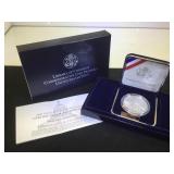 2000 Library of Congress Proof S Dollar, w/ coa