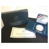 1999 Yellowstone National Park Silver Dollar w,