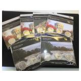 6- sets of 3- coin America the Beautiful Quarters