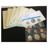 1971 & 6- 1980 US MINT UNCIRCULATED COIN SETS