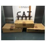 9 New metal wall key holders with the word ‘CAT