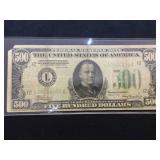 1934 Bank of San Francisco $500 FRN