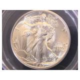 1943 GREEN LABEL PCGS MS64 WALKING LIBERTY HALF