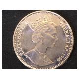 1996 1 Crown Coin w/ Elvis