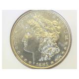 1881-S  NGC MS63 MORGAN SILVER DOLLAR