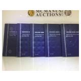 5- Lincoln Head Cents Albums, including1909 VDB &