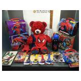 Large lot of Spider-Man Items, Build-a-Bear