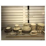 China set Mikasa, no compete, 48 pcs, some chips