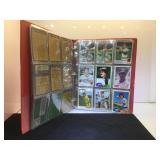Binder of Vintage bBaseball & Basketball Cards