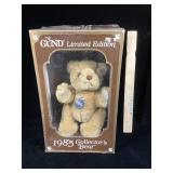 1985 Gund limited edition bear in original box