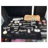 Lot of assorted car emblems