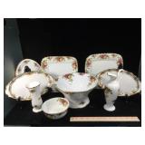 Nice group of Royal Albert Old Country Rose