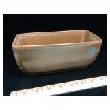 Frankoma 14 Brown  glazed window planter 8 in L,
