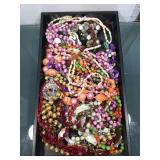 Lot of costume jewelry necklaces