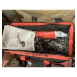 Tool bag with Milwaukee sander/grinder and more