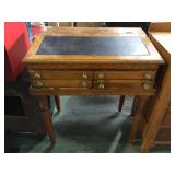 Antique J & P Coats Spool Cabinet/Desk, w/ lift