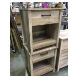 2- 1- drawer nightstands, made in USA