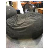 Huge brown corduroy bean bag, FUF CHAIR