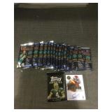 Sealed football packs with auto