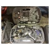Air tool set in case