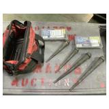 Lot of various tools and hardware and bag