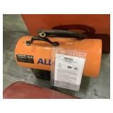 Propane construction forced air heater 50-85,000