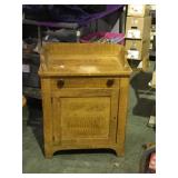 Antique grain painted washstand, some wear