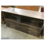 2- drawer w/ shelf console table