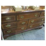 7- drawer wooden dresser, by Dixie