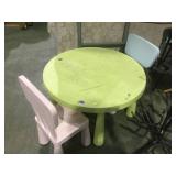 Round plastic children