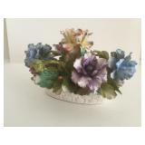 Vintage Capodimonte Floral Piece