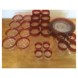 Kings Crown Ruby Flashed, Tiffin-Franciscan