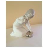Lladro Figurine - Girl With Slippers