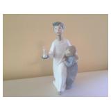 Lladro Figurine- Children With Candlestick