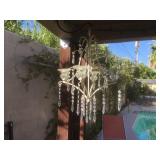 Crystal Drop Hanging Candle Holder