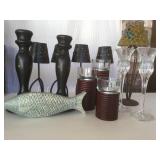 Candle Sticks, Fish Candles & More