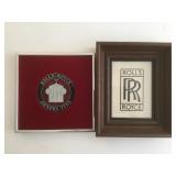 Rolls Royce Owners Club Plaque and Picture