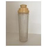 Antique Glass Cocktail Shaker