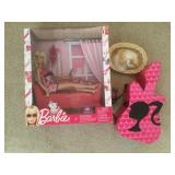 Barbie Doll NIB, Guitar Box and More