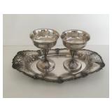 Antique Silverplate Tray & More