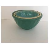 Vintage Set of Nested Mixing Bowls