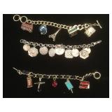 Costume Jewelry - Charm Bracelets