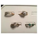 Jewelry Sterling Silver & Gold Vermeil Rings