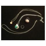 Jewelry Sterling Silver Necklaces & Rings