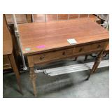 1920s vanity base, 2 drawers, 37 inch w.