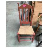 Ptd bannister back  chair